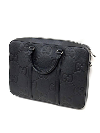 Gucci Leather Laptop Bag Black