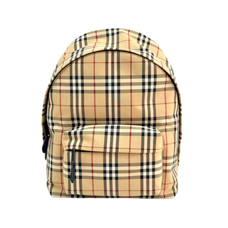 Burberry Check Canvas Backpack