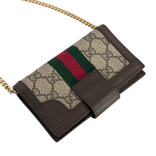 Gucci Ophidia Chain Wallet GG Canvas