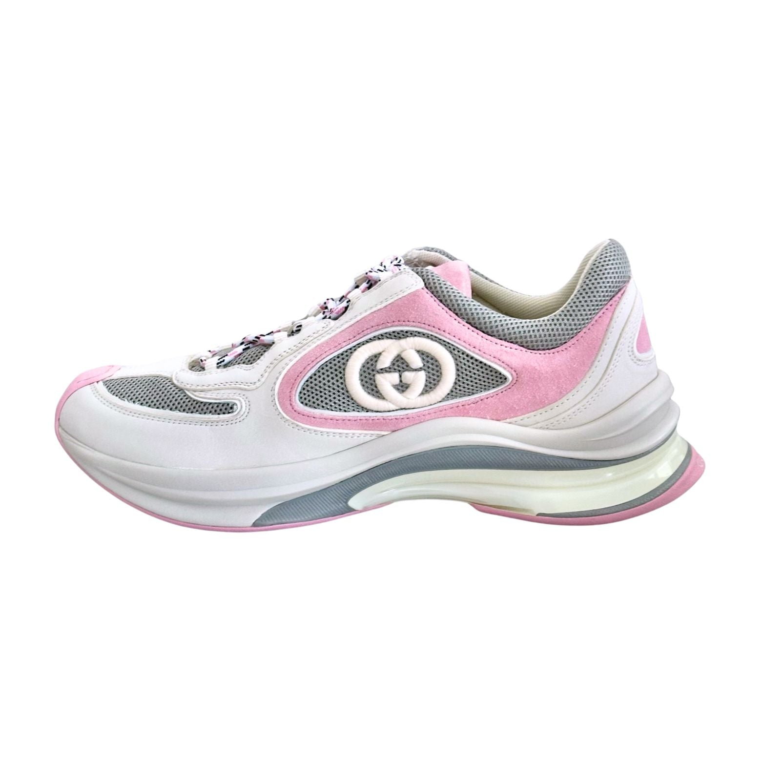 Gucci GG White Pink Sneakers