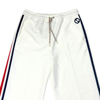 Gucci White Jogger with GG Print