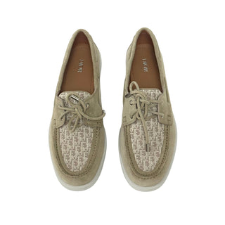 Christian Dior Granville boatshoe Suede Canvas