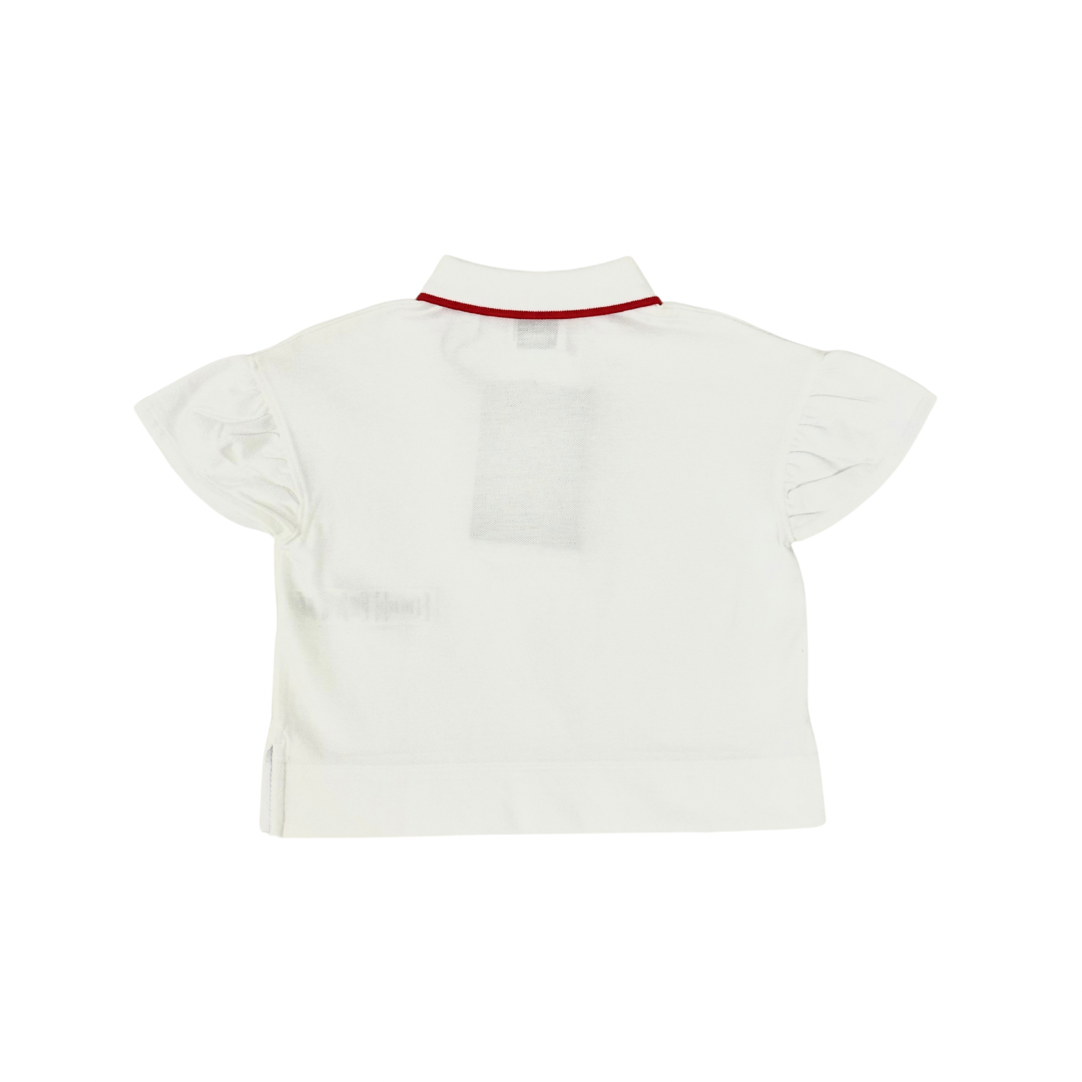 Burberry White Icon Stripe Polo Shirt