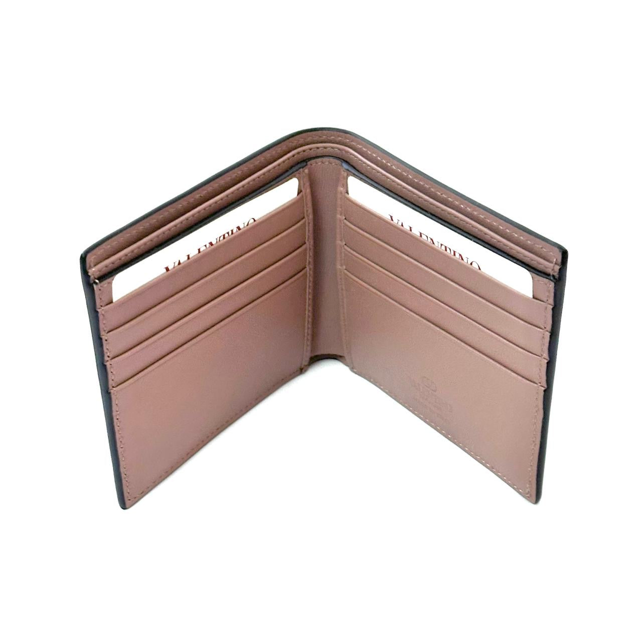 Valentino Tan V Logo Wallet