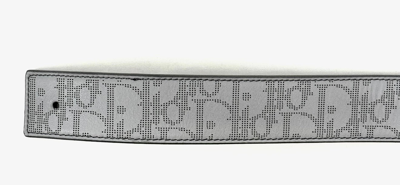 Christian Dior Reversible Belt Strap Grey