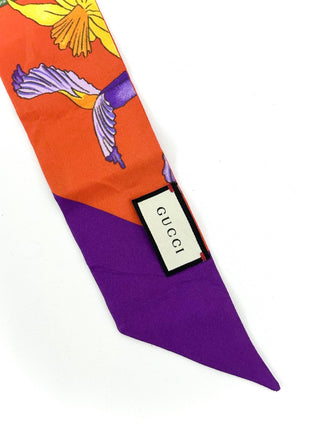 Gucci Printed Silk Twill Ribbon