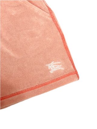 Burberry Peach Horse Embroidery Shorts