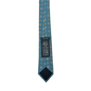 Gucci Blue/Green Silk Tie