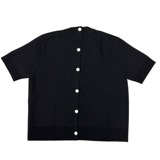 Gucci Shirt Black with Button Back
