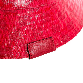 Gucci Red GG Bucket Hat