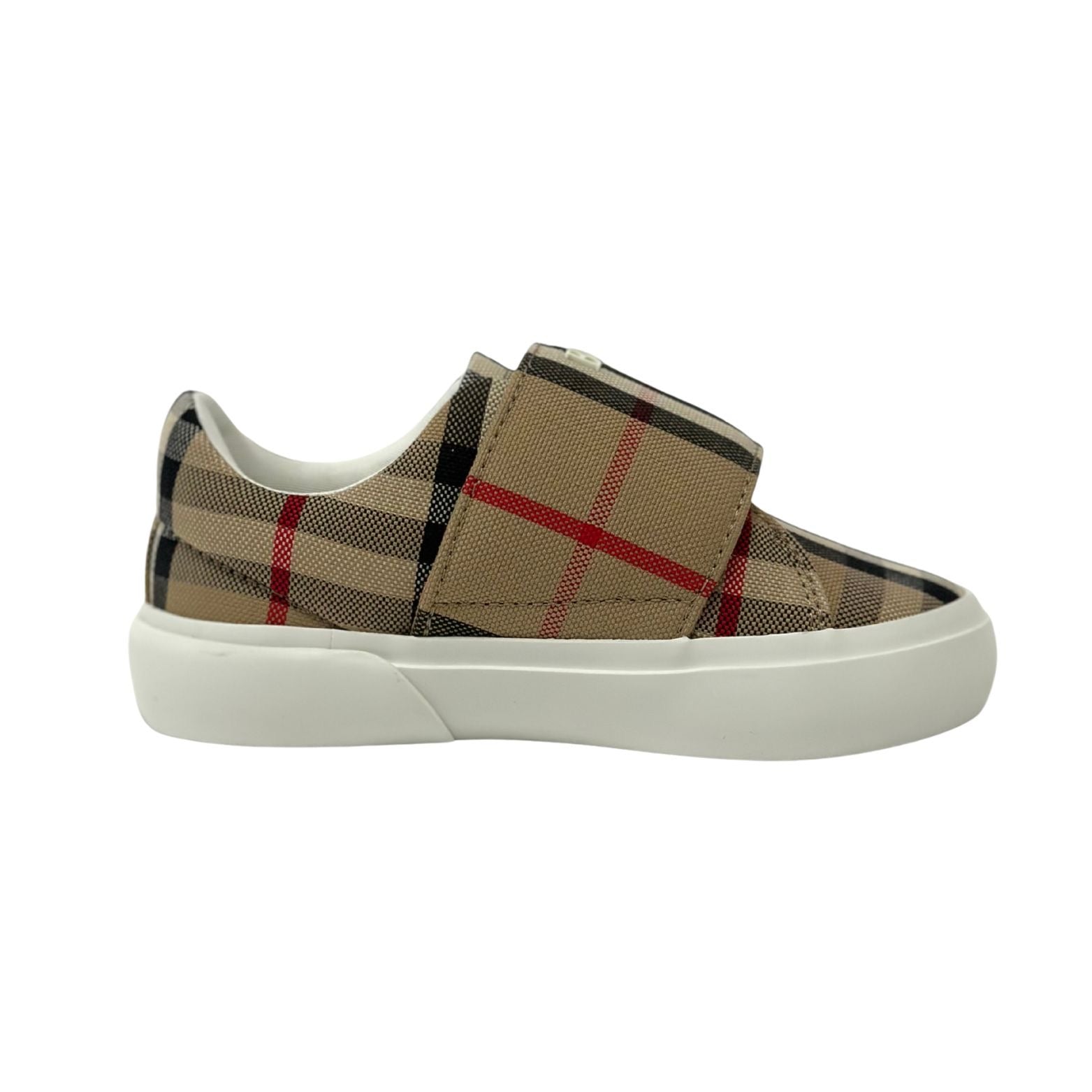 Burberry Check Sandals in Cotton Canvas
