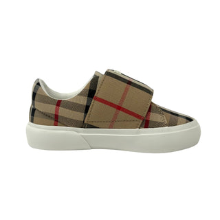 Burberry Check Sandals in Cotton Canvas