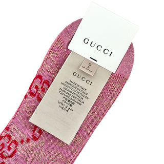 Gucci Pink GG Socks 18-20cm