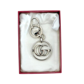Gucci Silver GG Key Chain