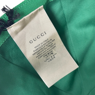 Gucci Double G Green Jacquard Cap