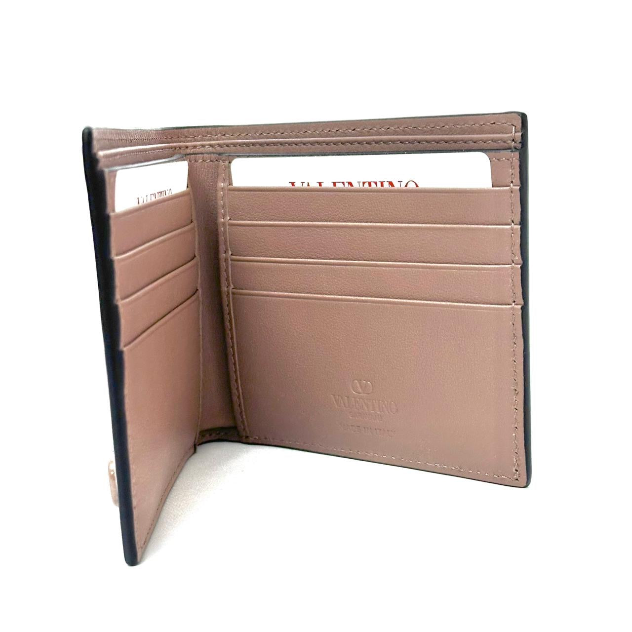 Valentino Tan V Logo Wallet
