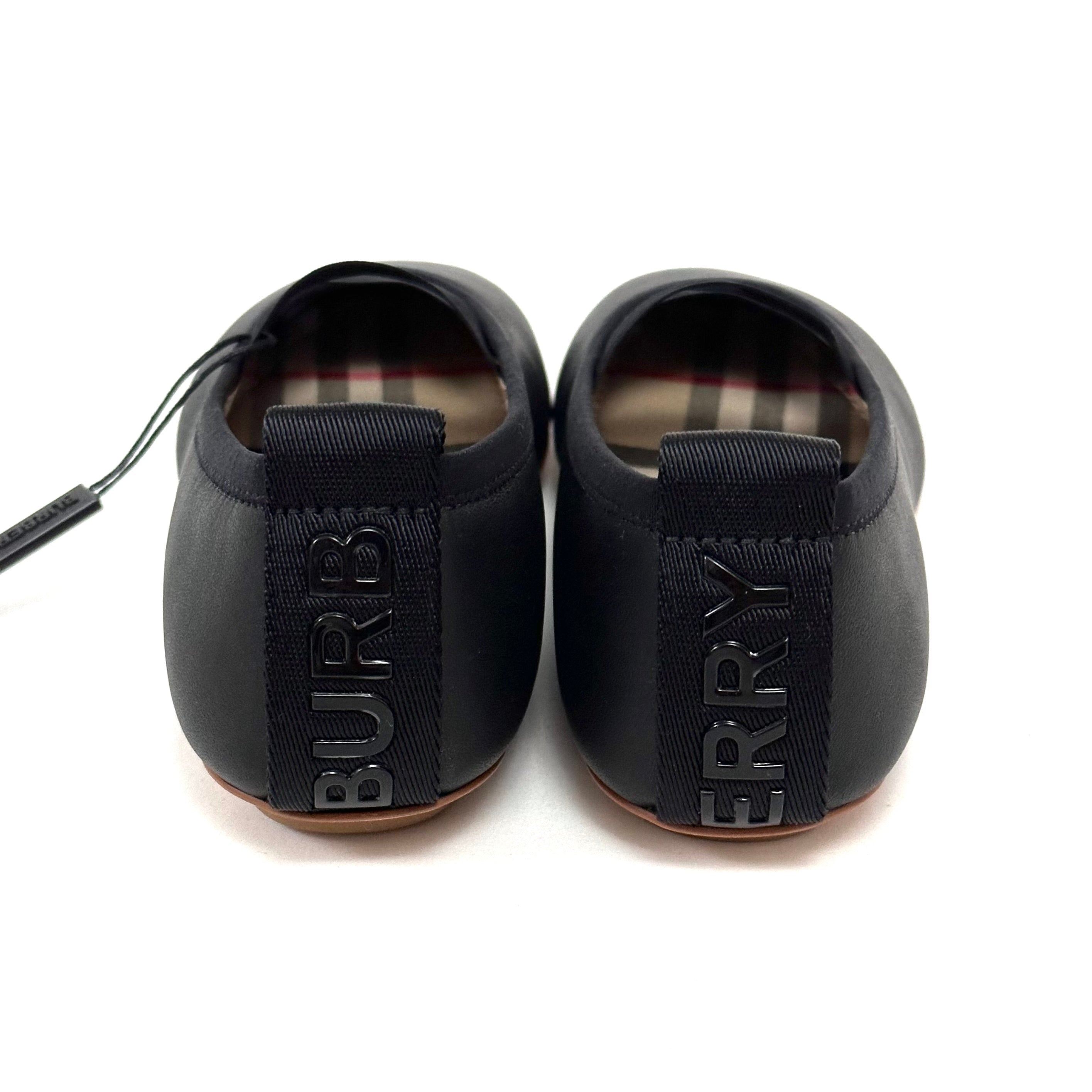 Burberry Soft Leather Black inside Classic Ballerina