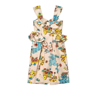 Moschino Calico Animal Dress in Cotton
