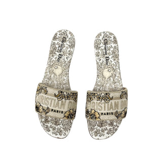 Christian Dior D Way Sandals Beige
