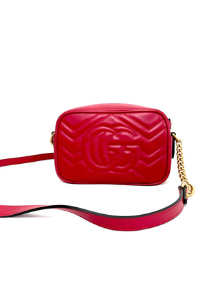 Gucci Red Small Marmont Bag
