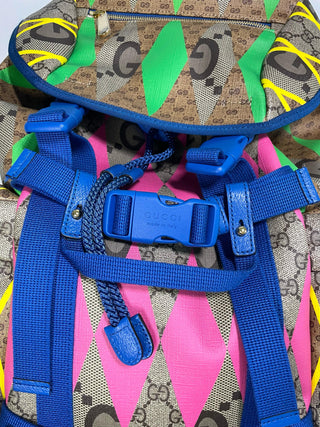 Gucci Rhombus GG Print Backpack