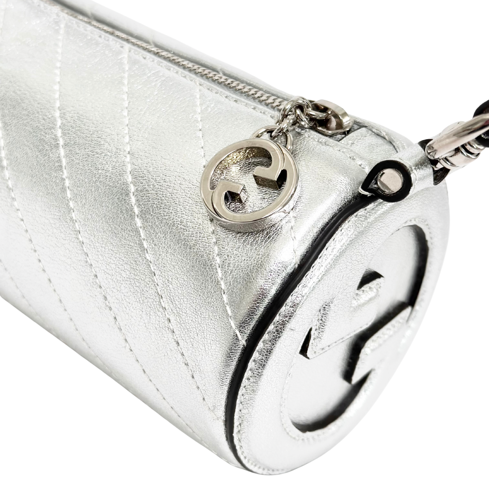 Gucci Blondie Mini Shoulder Bag Silver