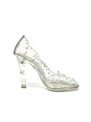 Dolce and Gabbana Silver PVC Crystal Embellishments