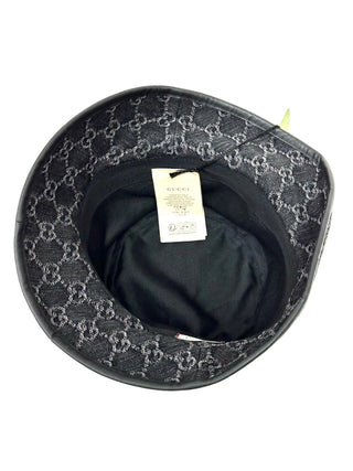 Gucci Bucket Hat Dark Grey Black