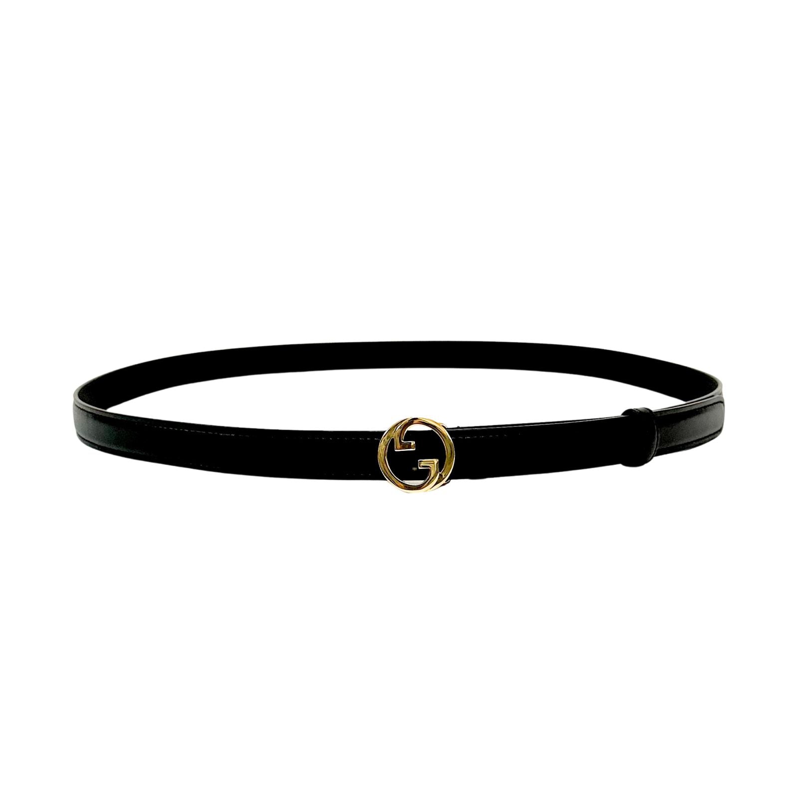 Gucci Blondie Belt in Leather Black