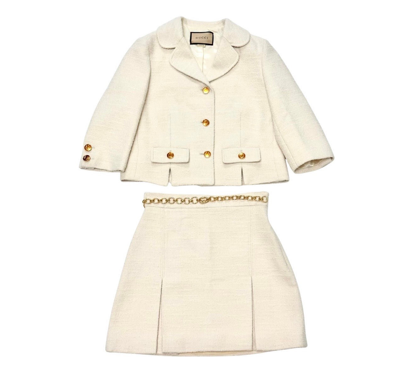 Gucci Cropped Boucle Jacket