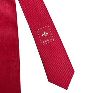 Gucci Red Silk Tie