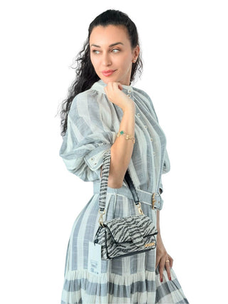 Zimmerman Matchmaker Swing Mini Dress in Viscose Blend