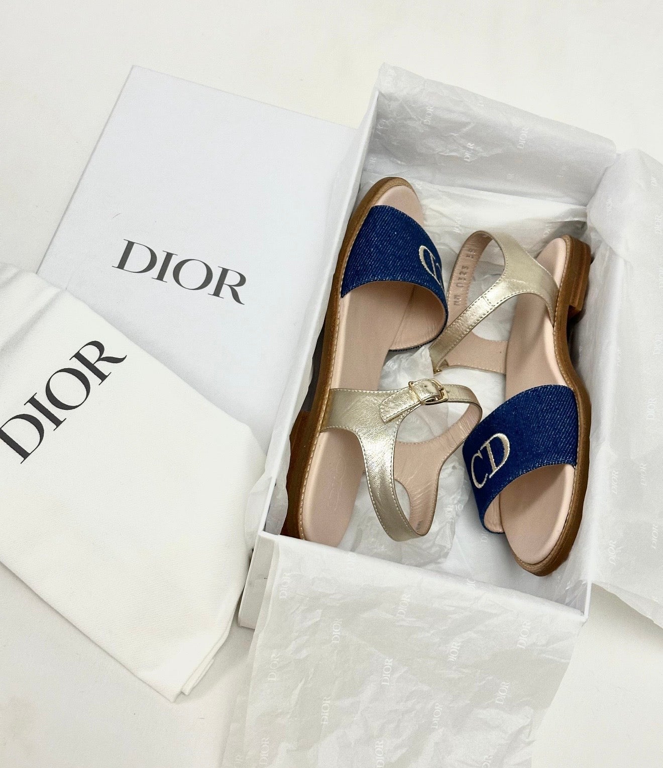 Christian Dior Sandals Denim