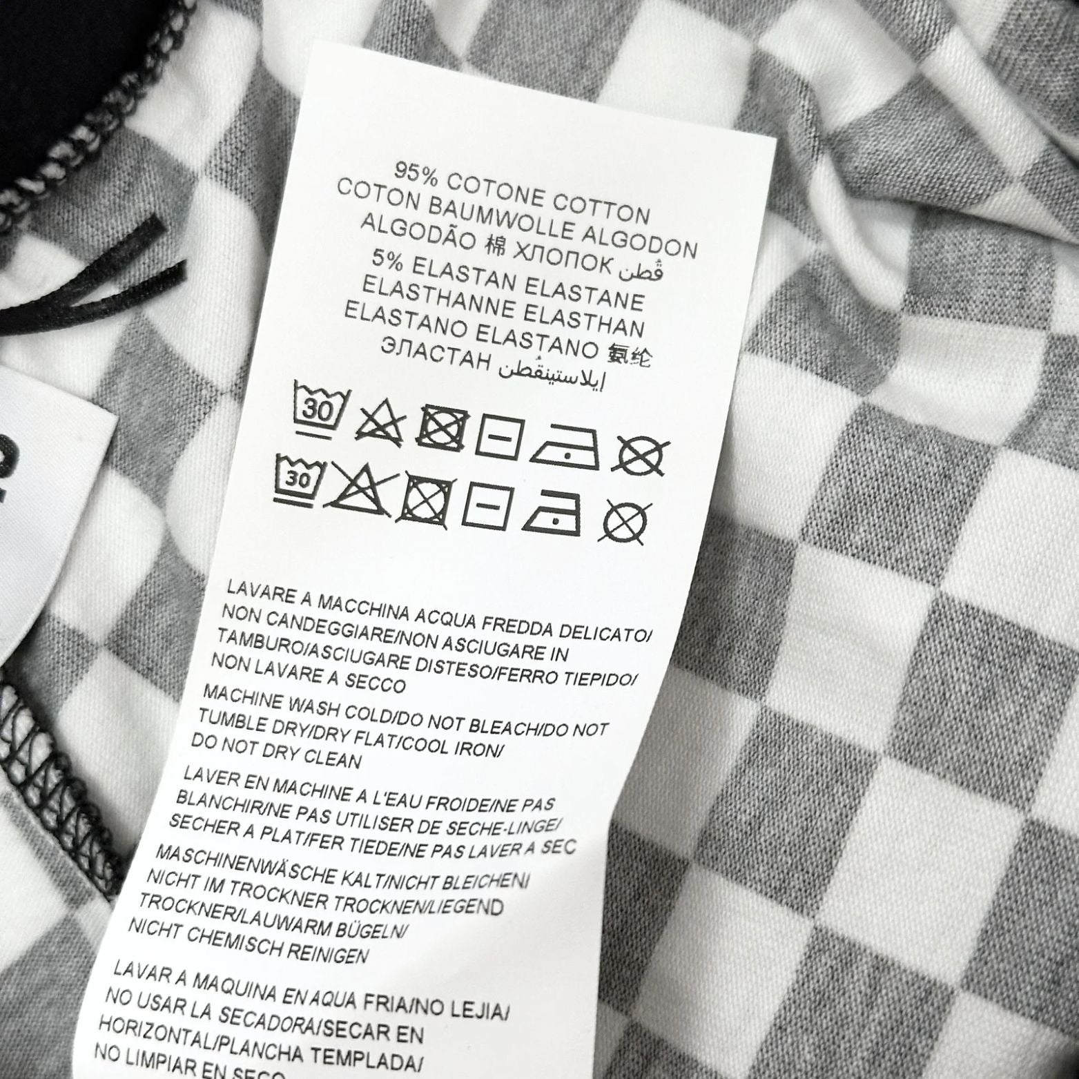 Moschino Black White Leggings