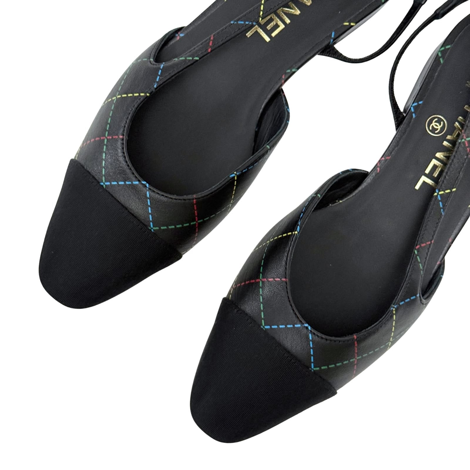 Chanel CC Flat Slingback