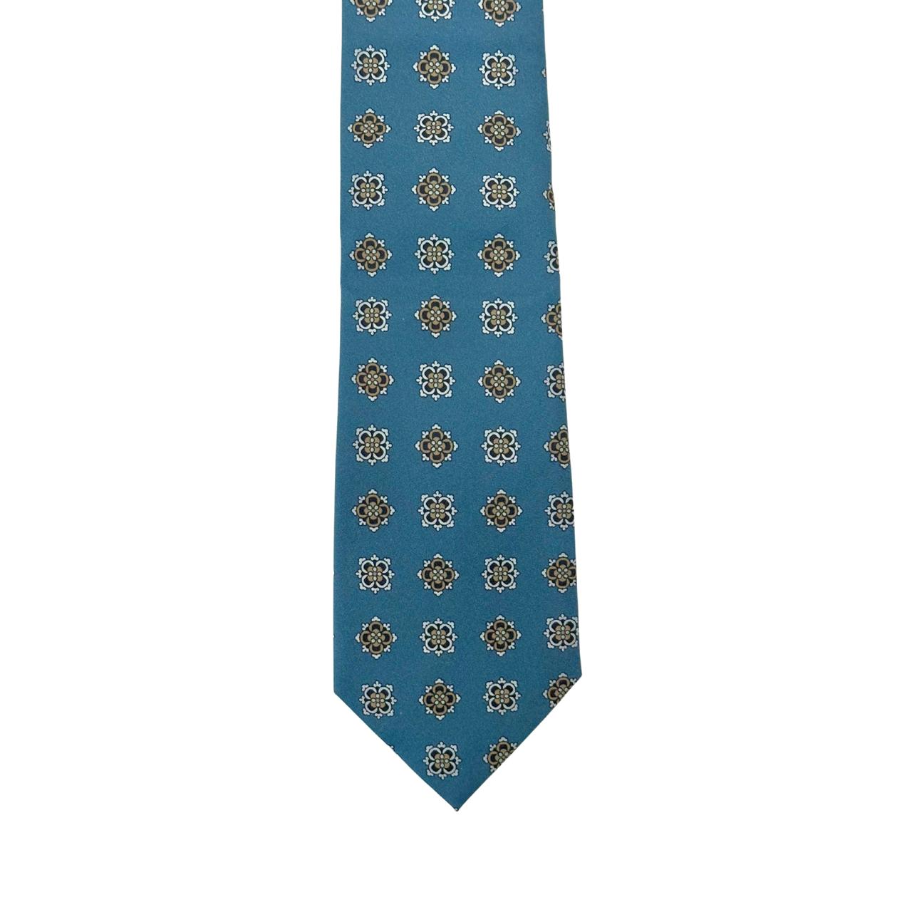 Gucci Blue/Green Silk Tie