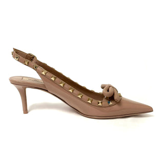 Valentino 60mm Rockstud Bow Slingback Pumps