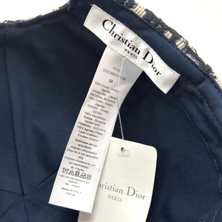 Christian Dior Oblique Navy Baseball Cap
