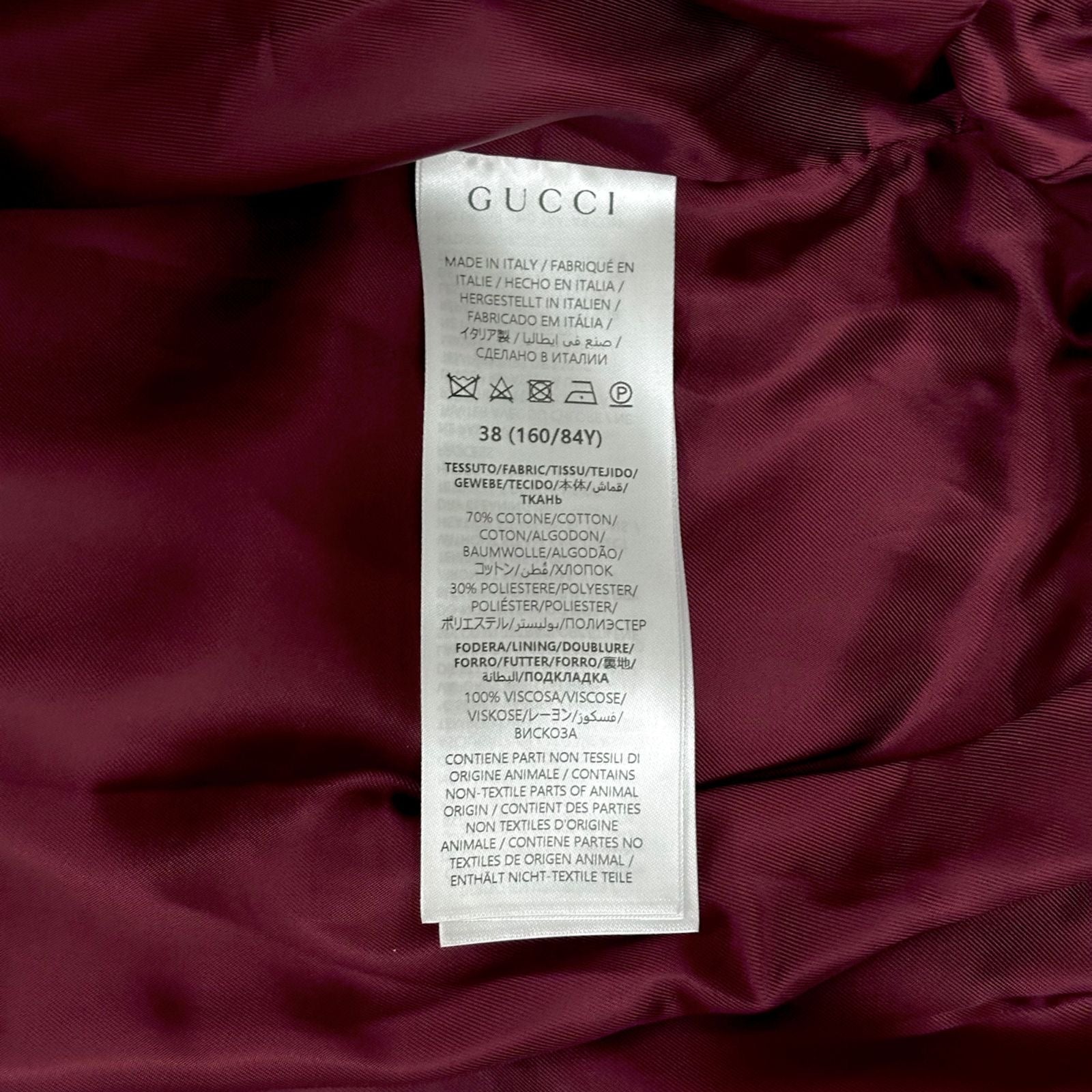 Gucci GG Canvas Bomber Jacket