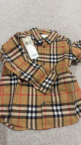 Burberry classic long sleeve button shirt