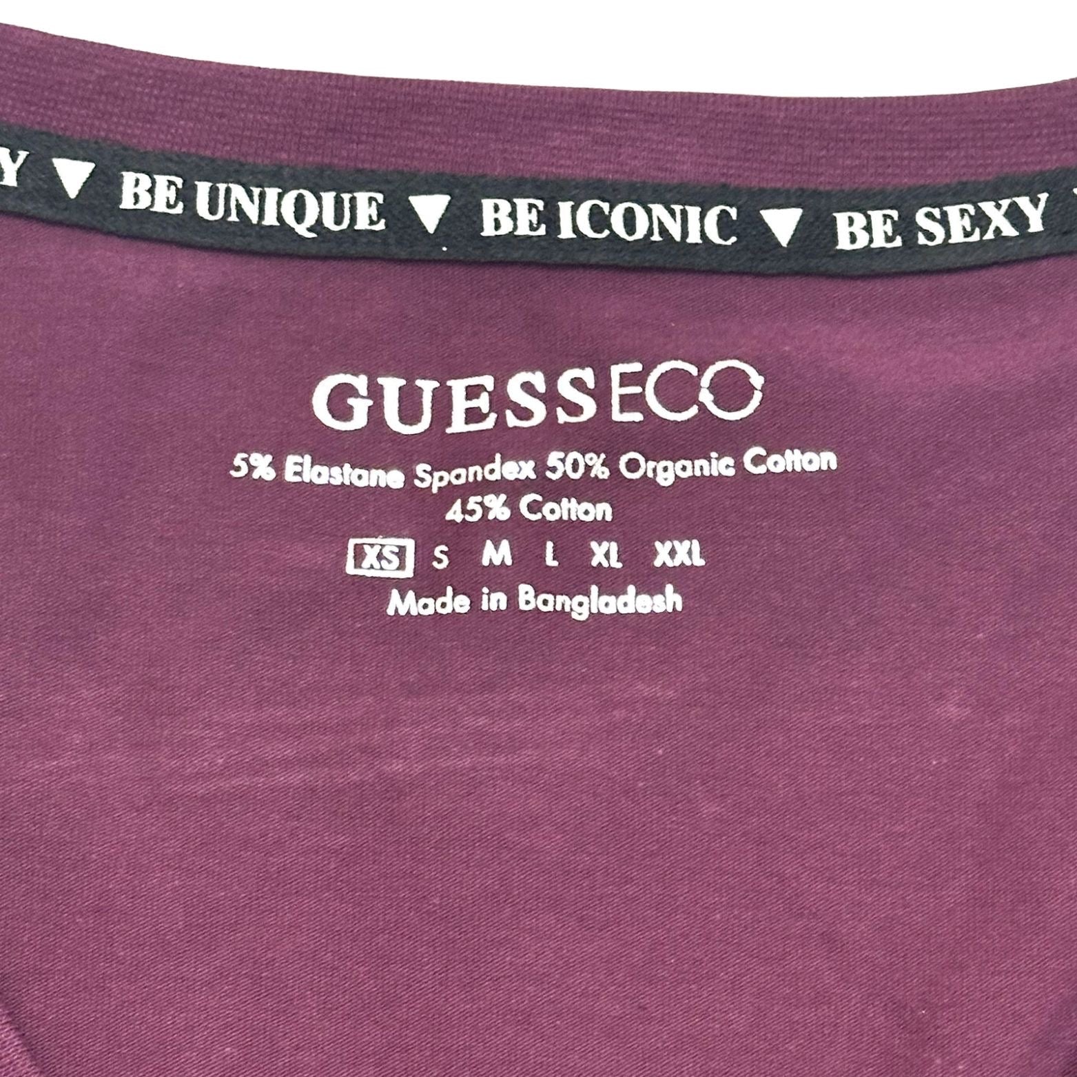 Guess Small Logo Tshirt Purple
