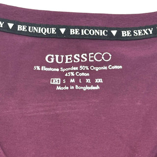 Guess Small Logo Tshirt Purple