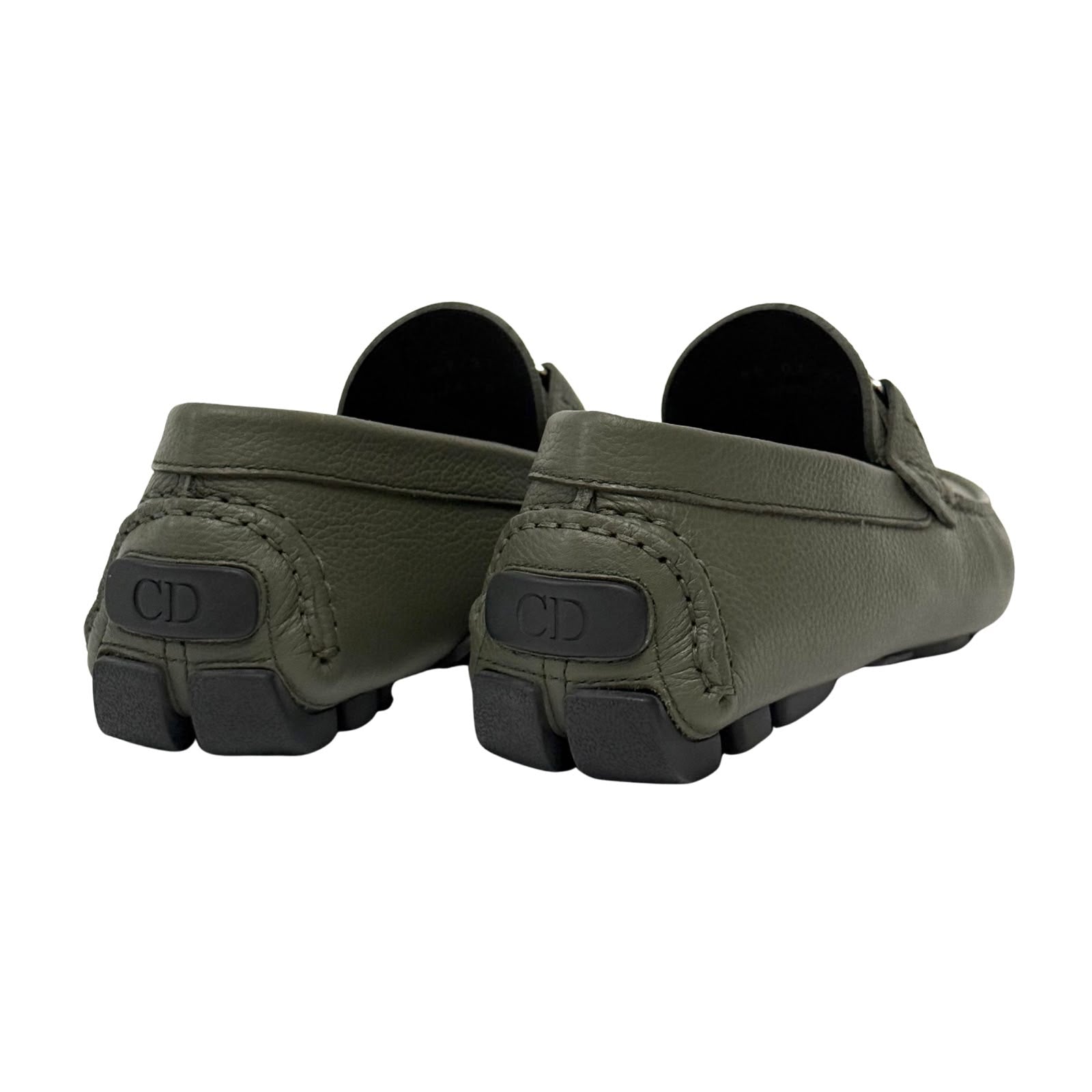 Christian Dior Grained Calfskin Odeon Loafers