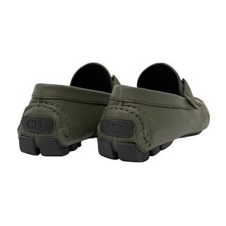 Christian Dior Grained Calfskin Odeon Loafers