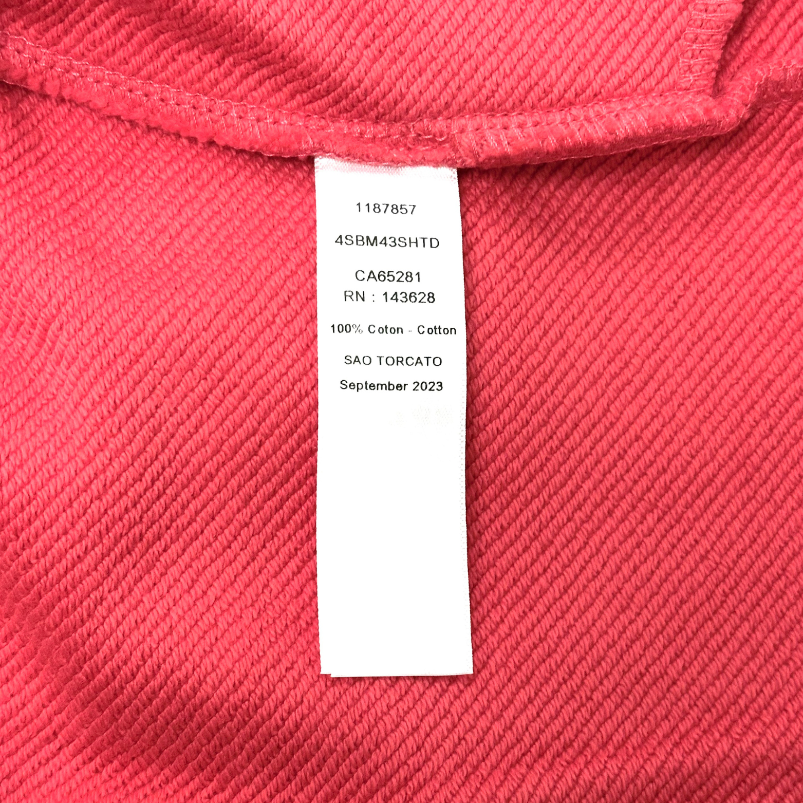 Christian Dior Short Rouge with Brand Logo