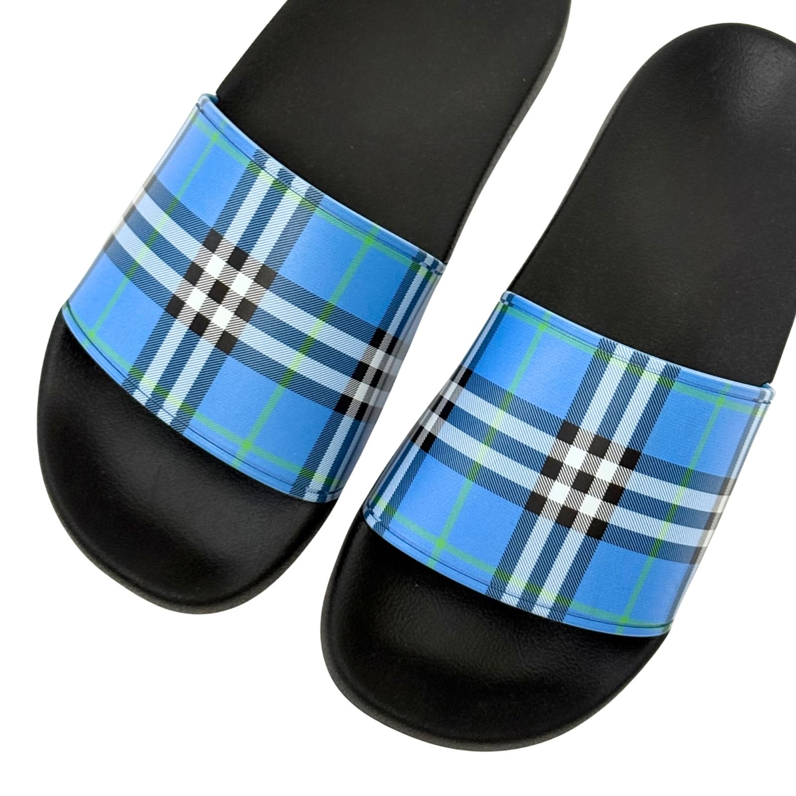 Burberry Slides Black/ Blue