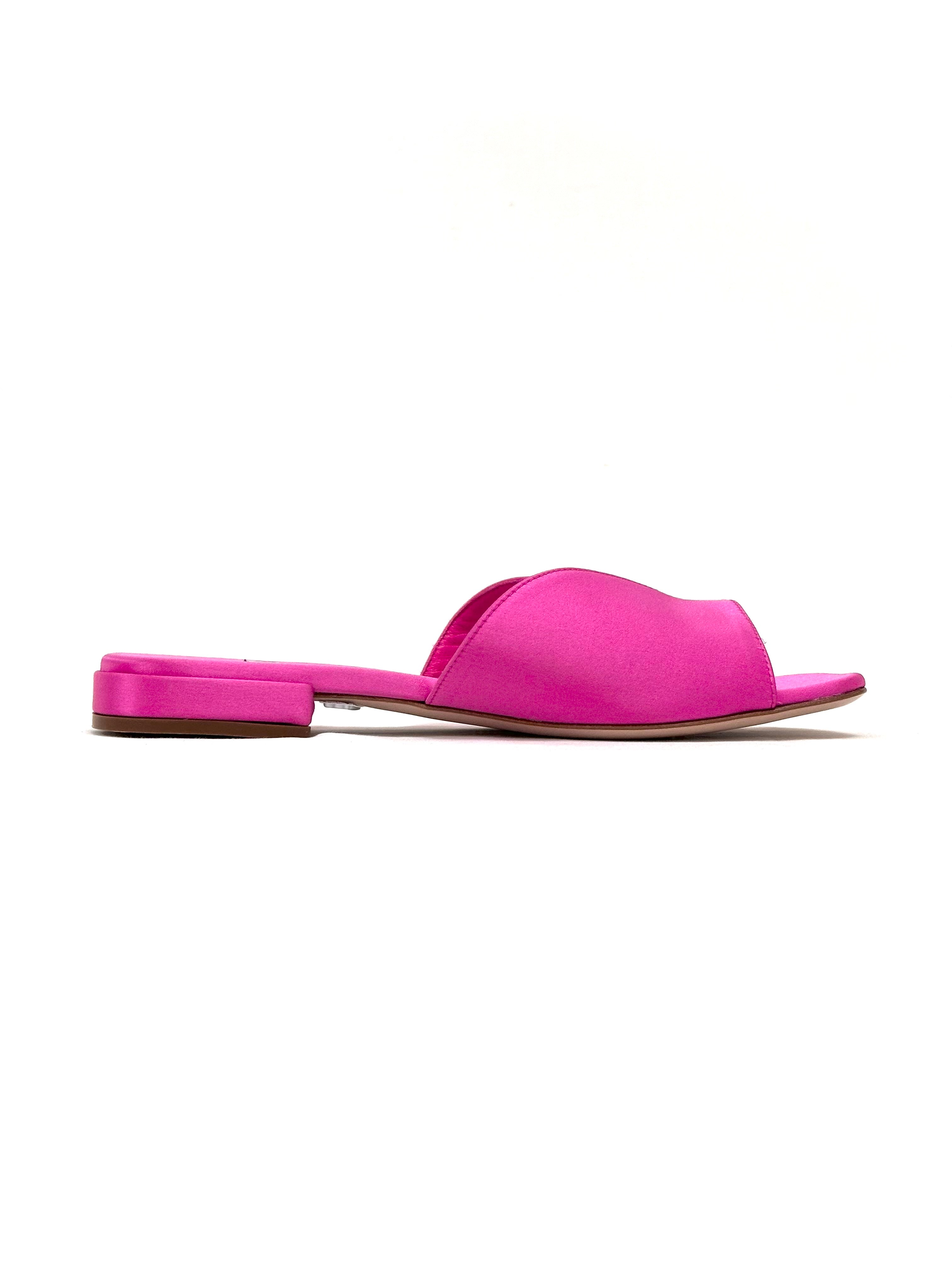 Miu Miu Silk Slippers