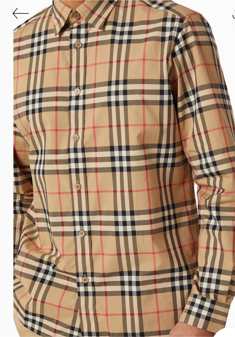 Burberry Classic Design Beige Long Sleeve