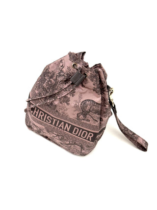 DIOR Oblique Travel Pouch Pink