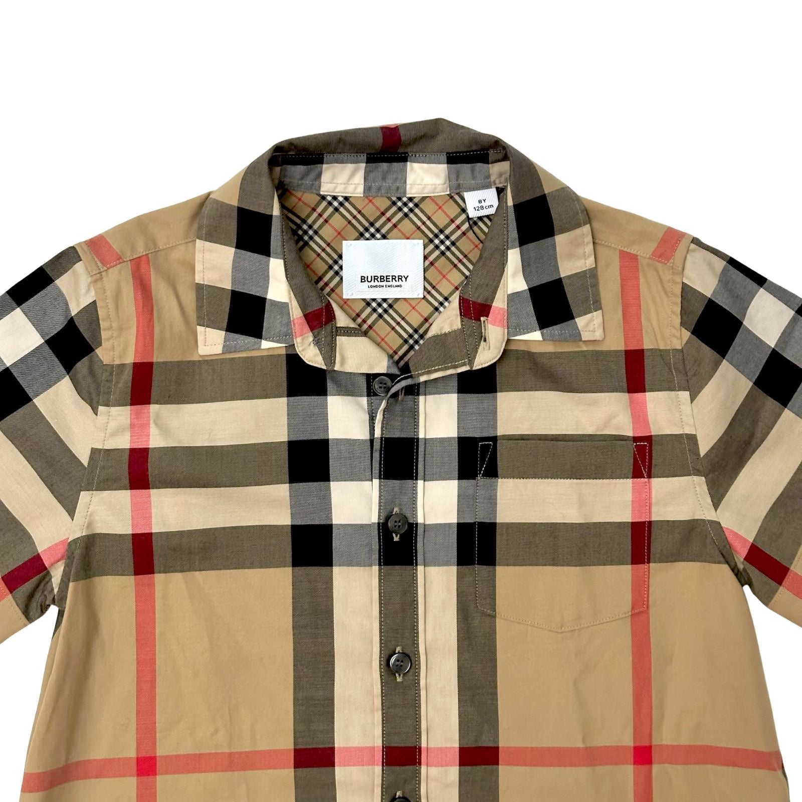 Burberry Beige Checkered Shirt